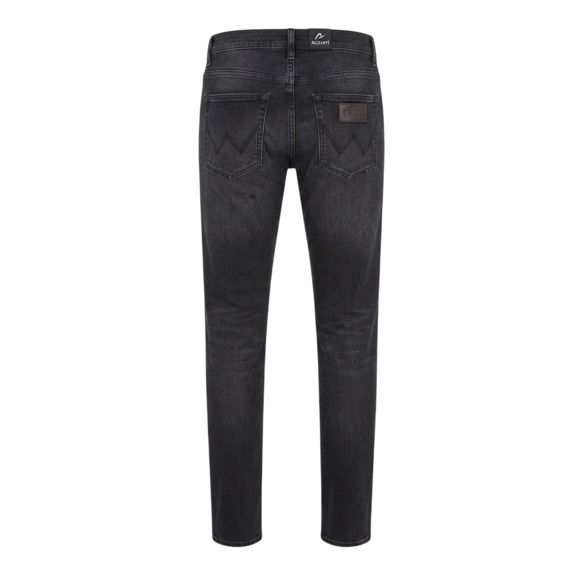 Grey - Back - Hugo Boss Mens Brody Cotton Straight Leg Jeans