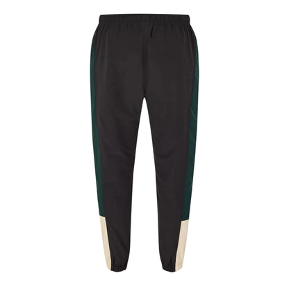 Black - Back - Lacoste Mens Cuffed Ankle Jogging Bottoms