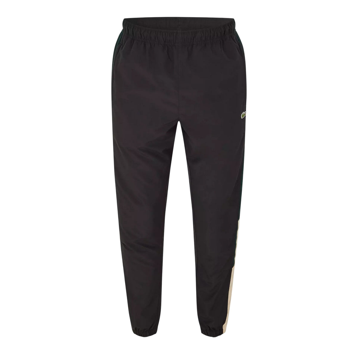 Black - Front - Lacoste Mens Cuffed Ankle Jogging Bottoms