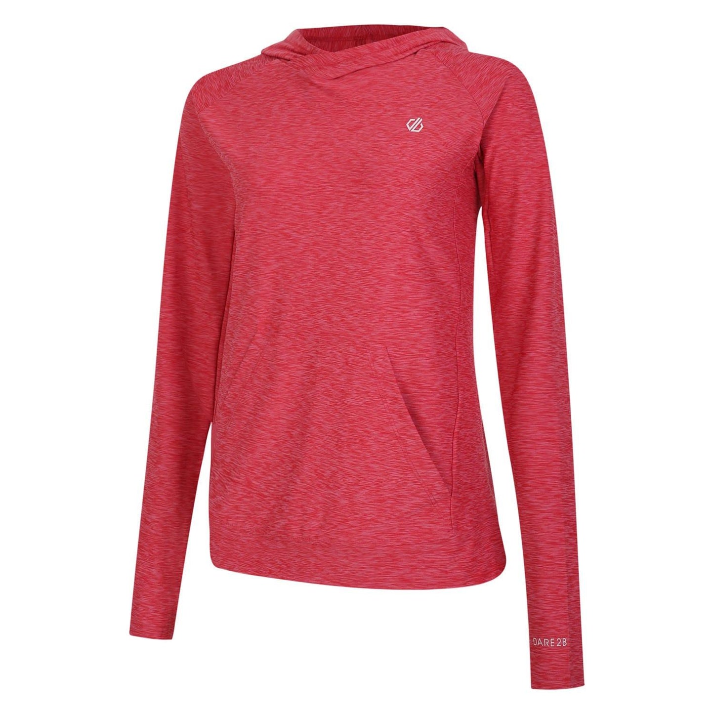 Sorbet Pink Marl - Side - Dare 2B Womens-Ladies Sprint City Lightweight Hoodie