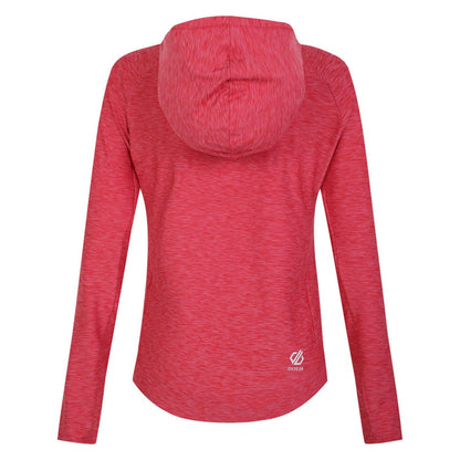 Sorbet Pink Marl - Back - Dare 2B Womens-Ladies Sprint City Lightweight Hoodie