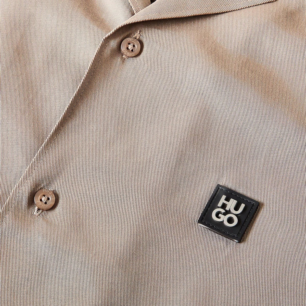 Brown - Lifestyle - Hugo Mens Espino Shirt