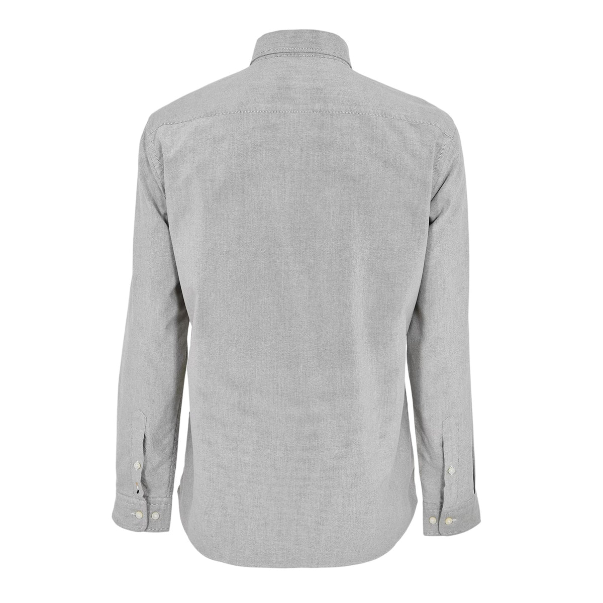 Green - Back - Boss Mens Oxford Regular Long-Sleeved Shirt