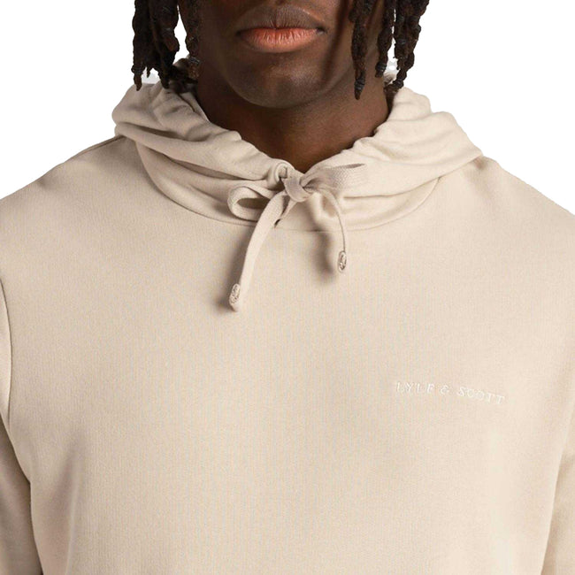 Green - Front - Lyle & Scott Mens Embroidered Loopback Hoodie
