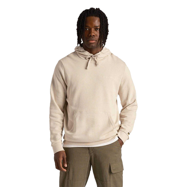 Green - Back - Lyle & Scott Mens Embroidered Loopback Hoodie