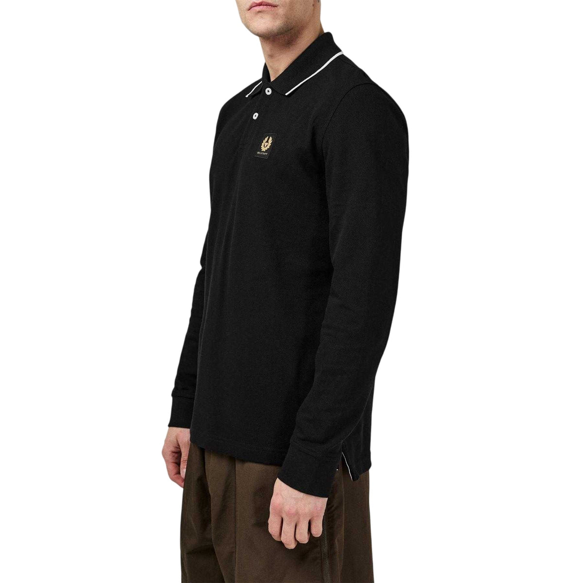 Black - Lifestyle - Belstaff Mens Cotton Polo Shirt