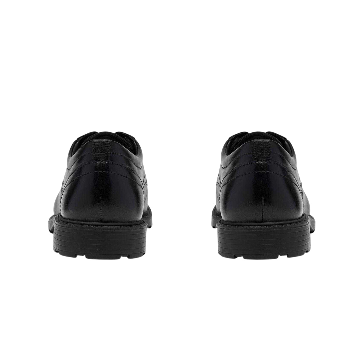 Black - Back - Clarks Mens Kerton Leather Derby Shoes