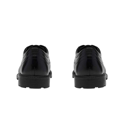 Black - Back - Clarks Mens Kerton Leather Derby Shoes