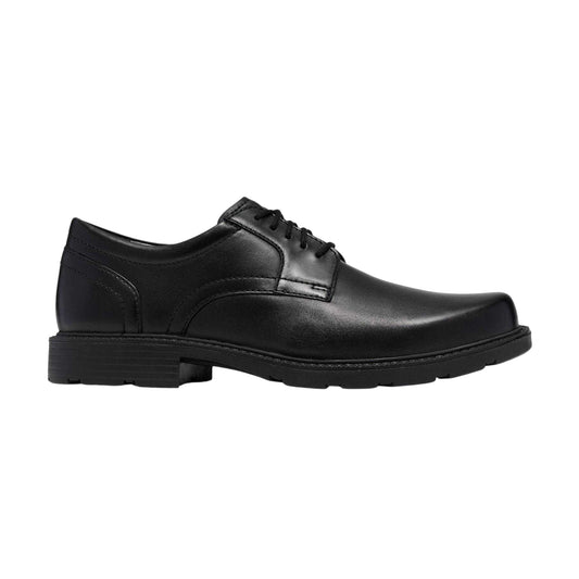 Black - Front - Clarks Mens Kerton Leather Derby Shoes