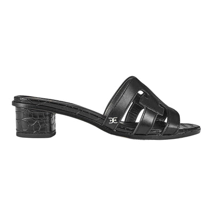 Black - Front - Sam Edelman Womens-Ladies Edelman Illie Leather Sandals