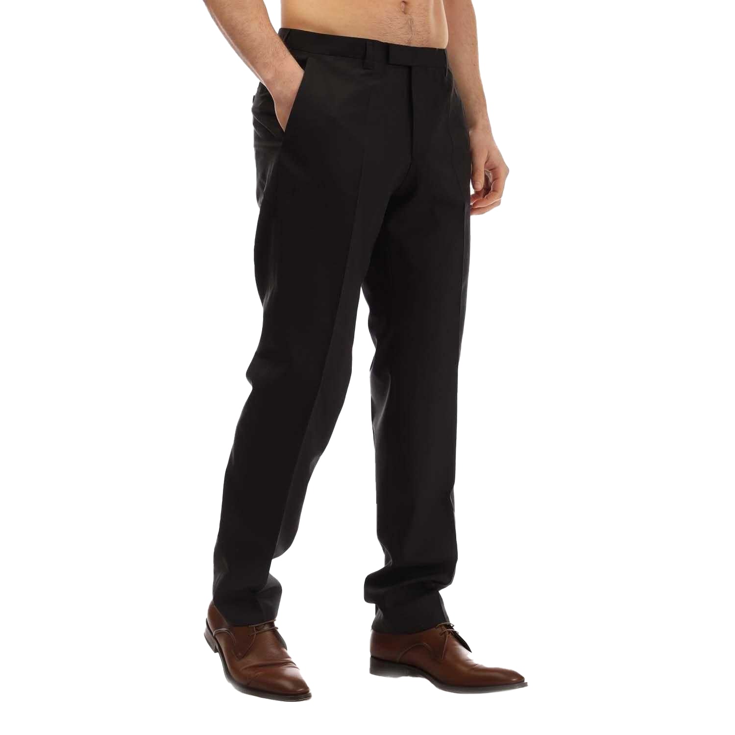 Black - Side - Boss Mens Shout Trousers