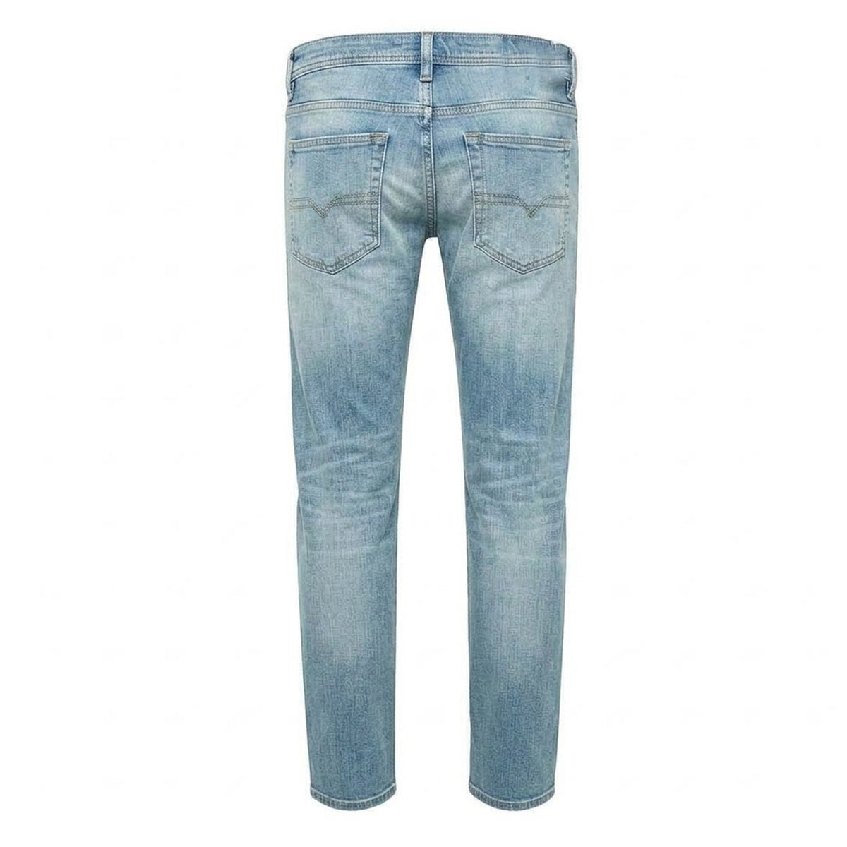 Blue Denim - Back - Diesel Mens 1985 Larkee Denim Straight Jeans