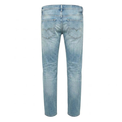 Blue Denim - Back - Diesel Mens 1985 Larkee Denim Straight Jeans