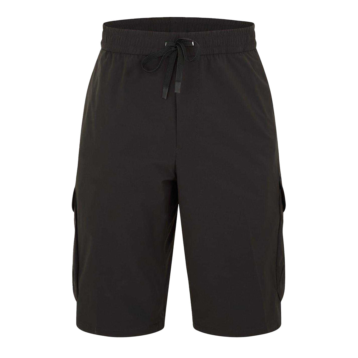 Black - Front - Boss Mens Solid Cargo Shorts