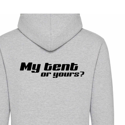 White - Lifestyle - AWD Mens My Tent Or Yours? Pullover Hoodie