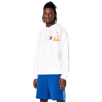 White - Lifestyle - Armani Exchange Mens AX Pull Over Hoodie