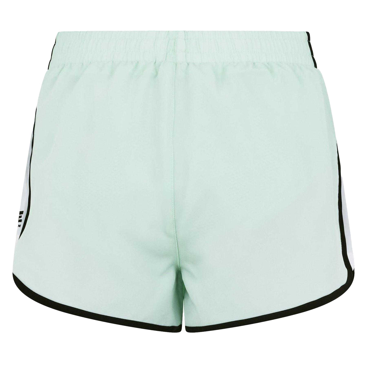 Mint Green-White - Back - PE Nation Womens-Ladies Contrast Piping Performance Gym Shorts