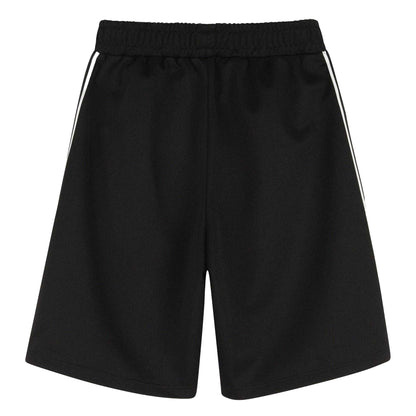 Black - Back - Kenzo Childrens-Kids Paris Fleece Tiger Shorts