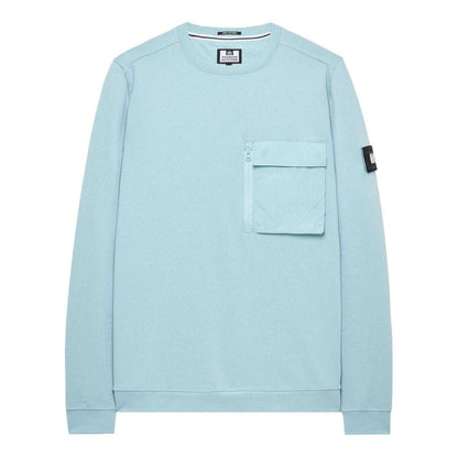 Light Blue - Front - Weekend Offender Mens Neve Sweatshirt