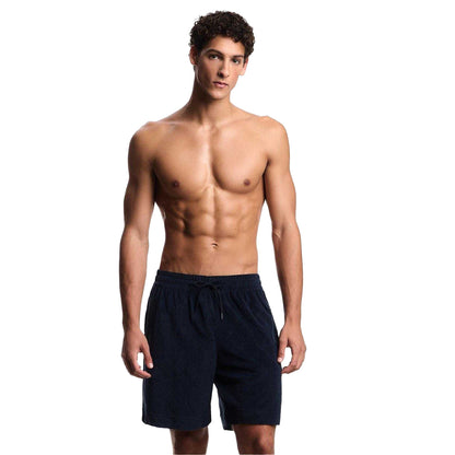 Navy - Lifestyle - Emporio Armani EA7 Mens Fleece Shorts