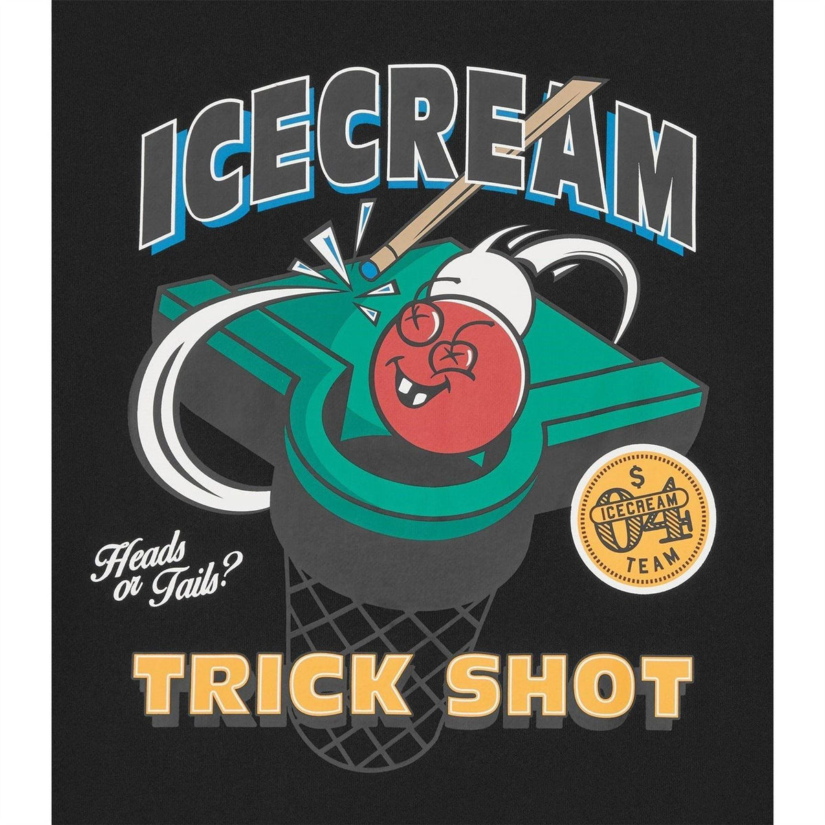 Black - Pack Shot - ICECREAM Unisex Adult Overhead Hoodie