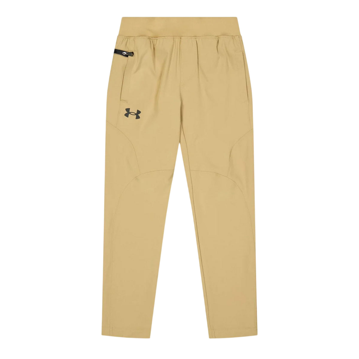 Brown - Front - Under Armour Childrens-Kids Unstoppable Tapered Trousers