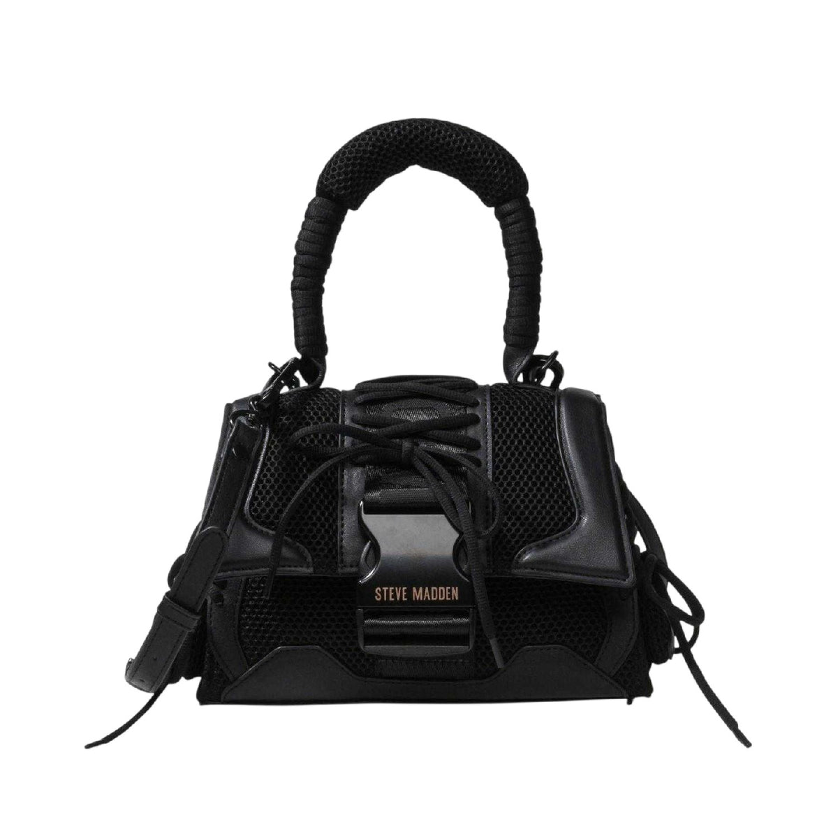 Black - Front - Steve Madden Bdiego Handbag