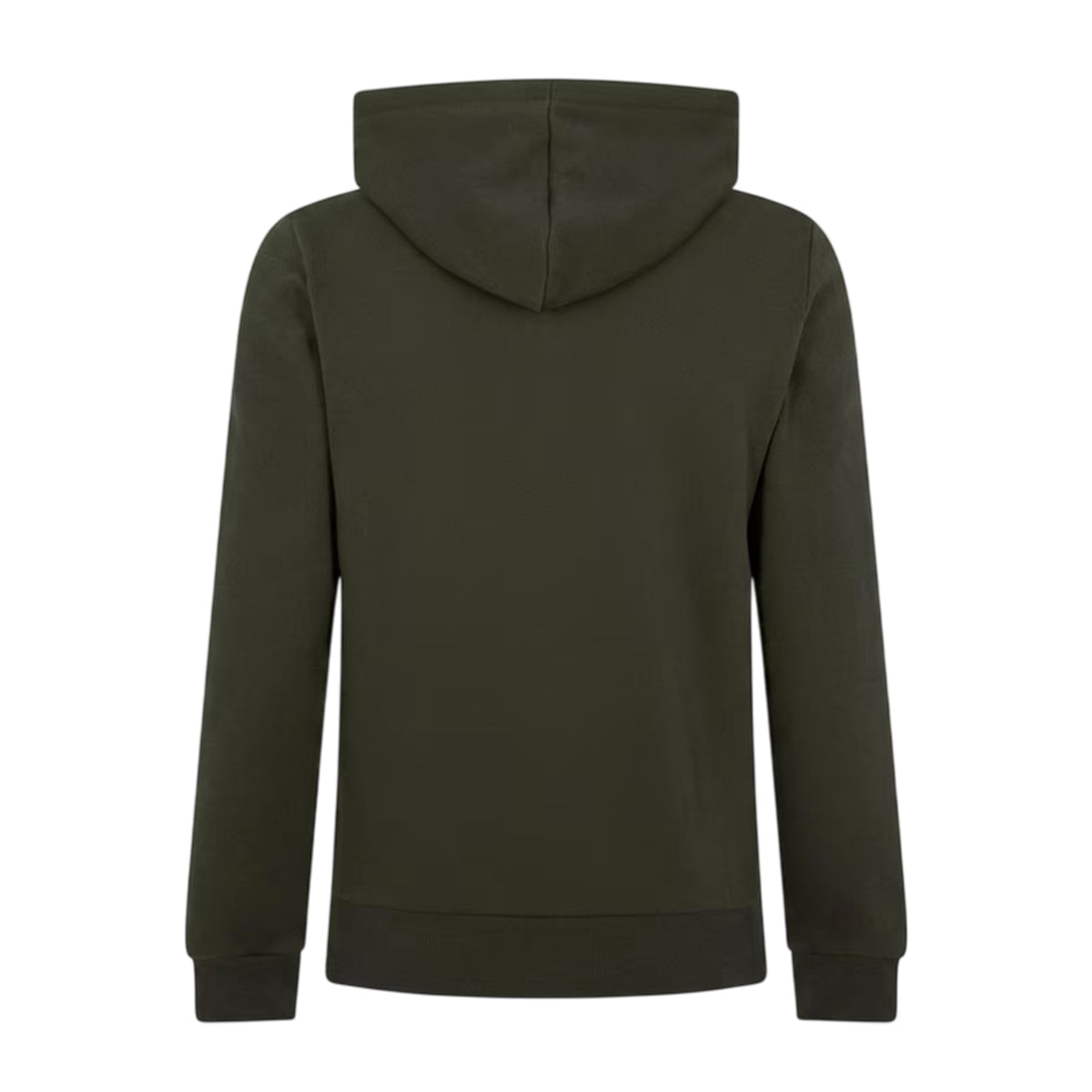 Khaki Green - Back - Lacoste Mens Basic Logo Cotton Blend Full Zip Hoodie