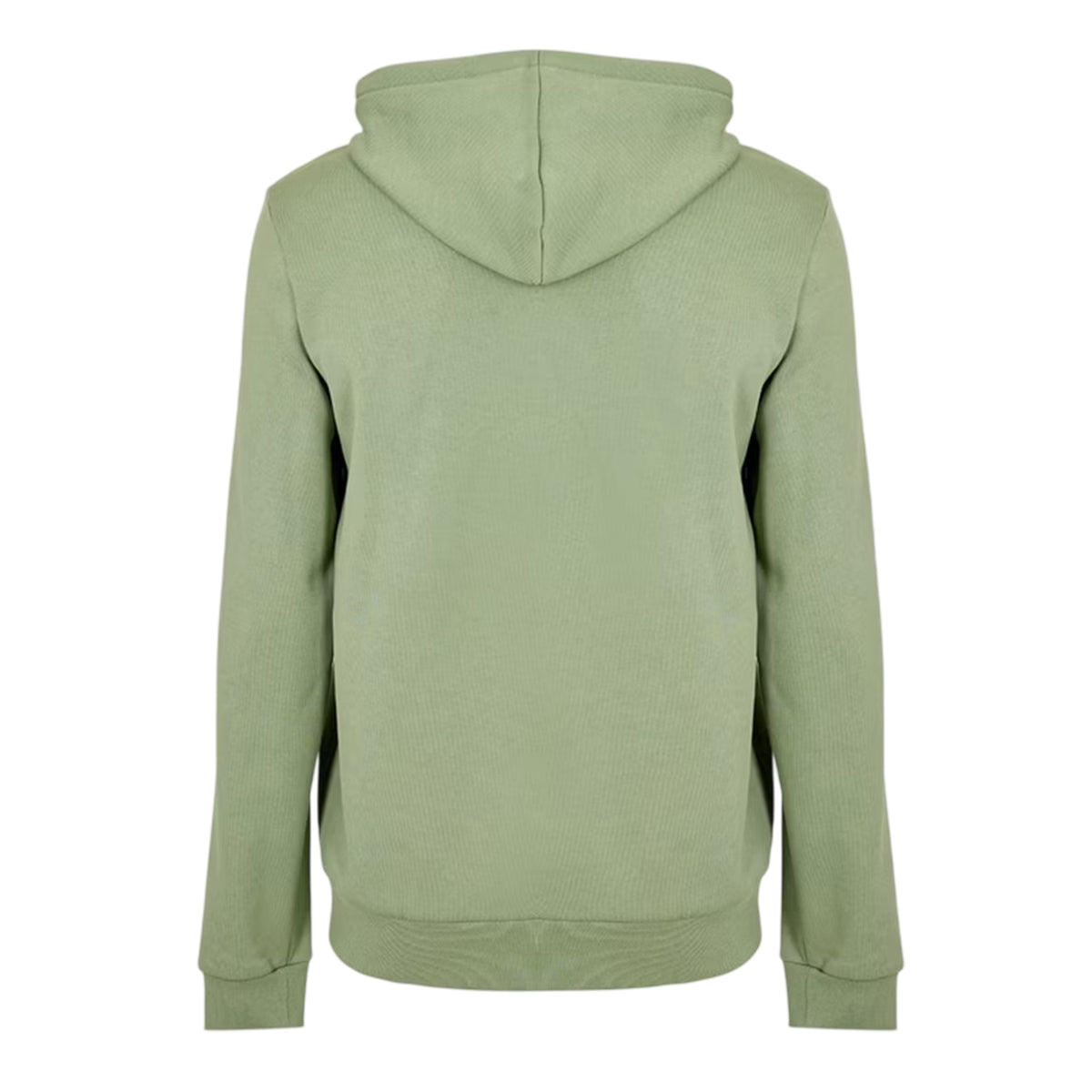Thyme Green - Back - Lacoste Mens Basic Logo Cotton Blend Full Zip Hoodie