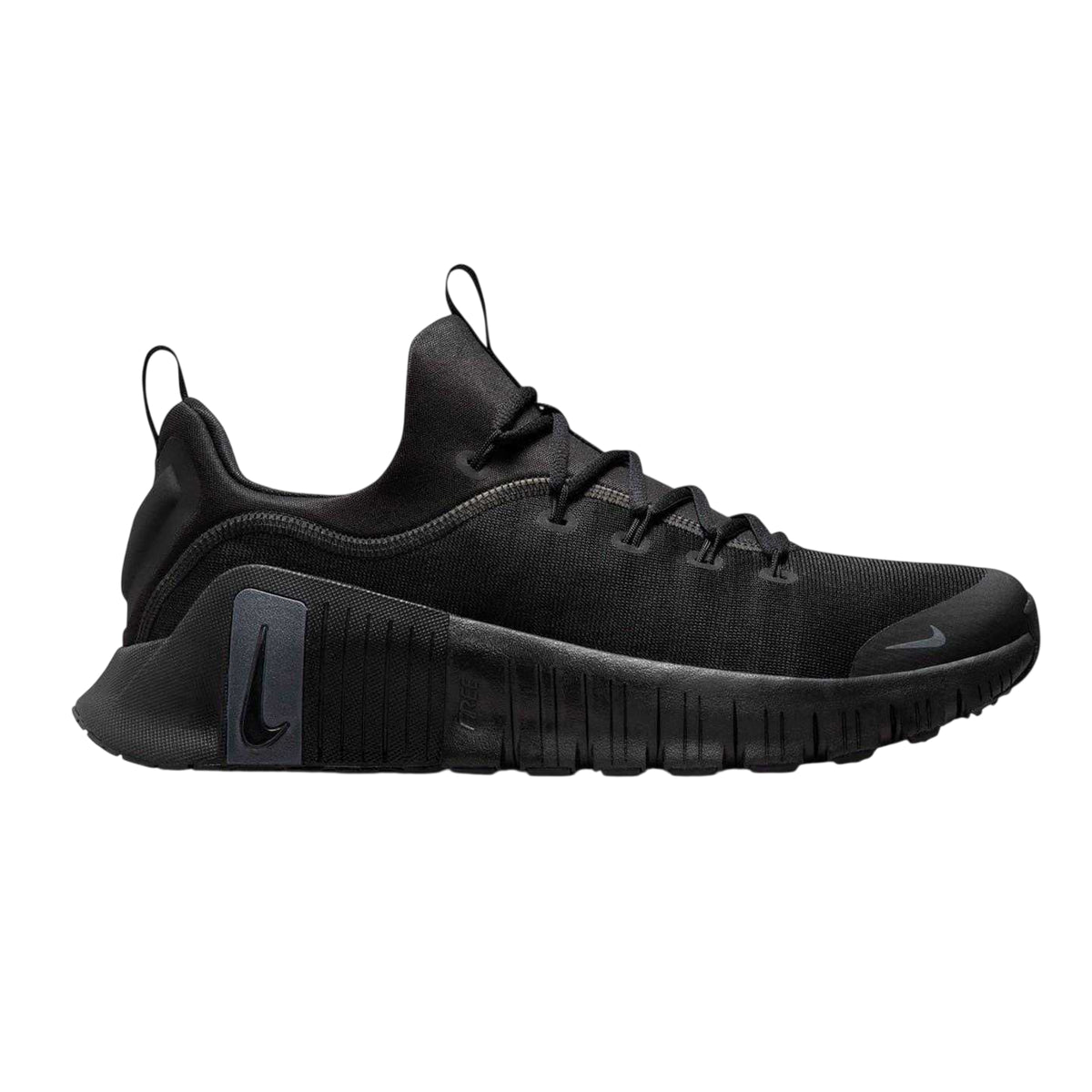 Black-Grey - Front - Nike Mens Free Metcon 6 Flat Trainers