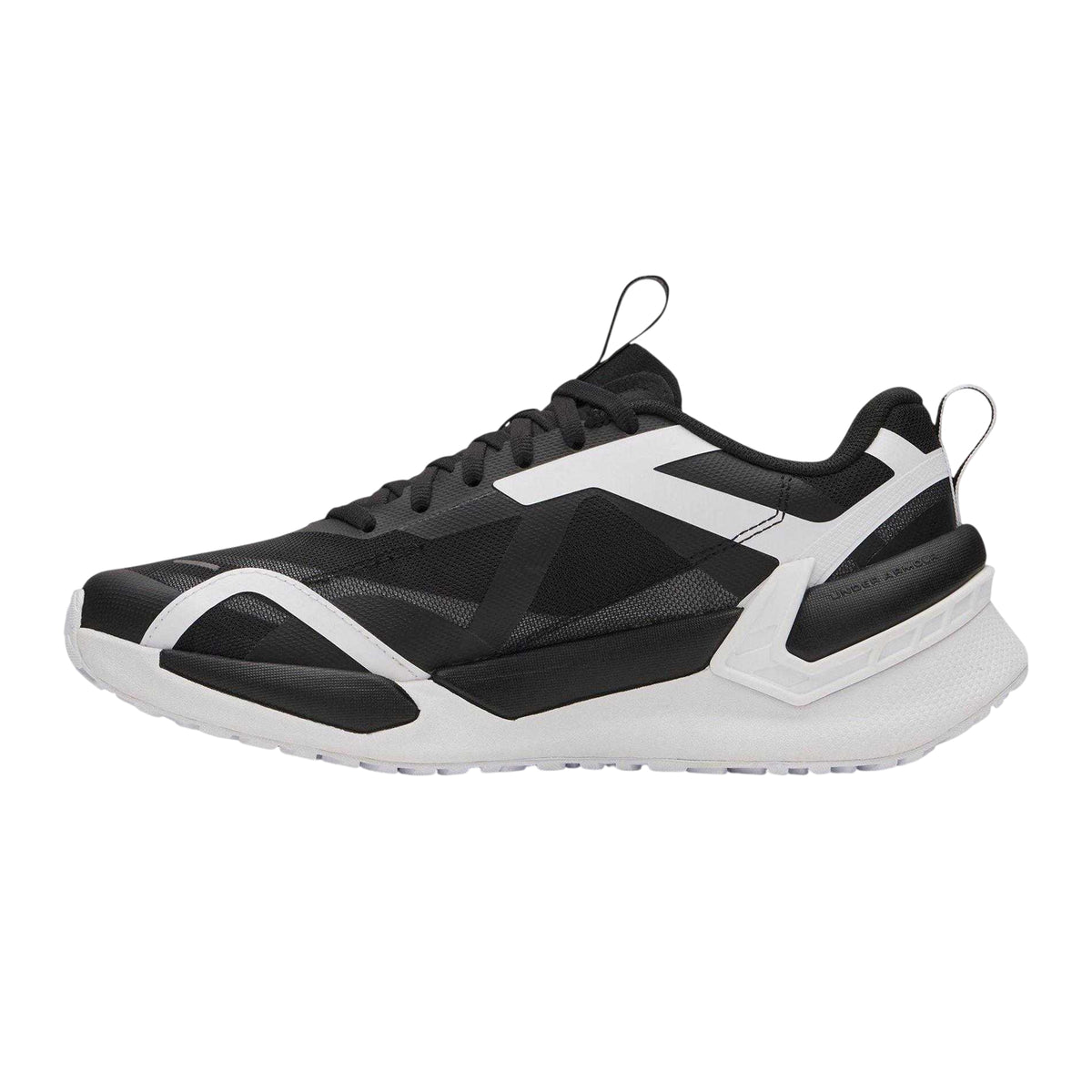 Black-White - Back - Under Armour Womens-Ladies Reign XT Trainers