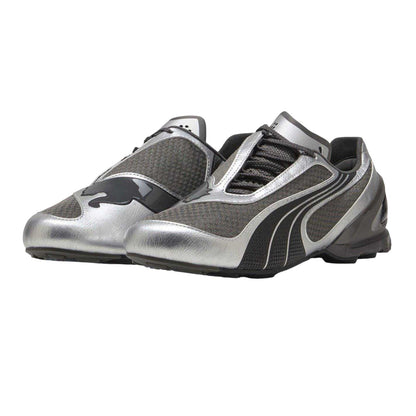 Shadow Grey - Pack Shot - Puma Womens-Ladies V1.25 Low Shoes