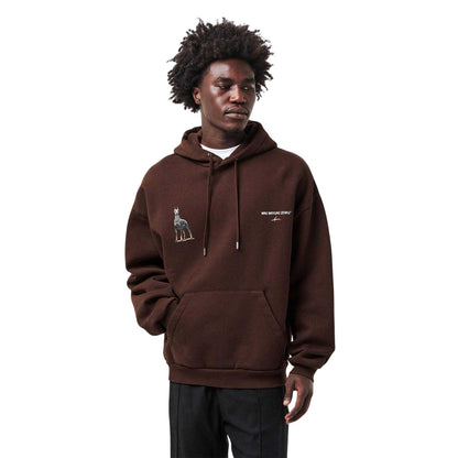 Brown - Lifestyle - MKI MIYUKI ZOKU Mens Boxy Oversized Pullover Hoodie