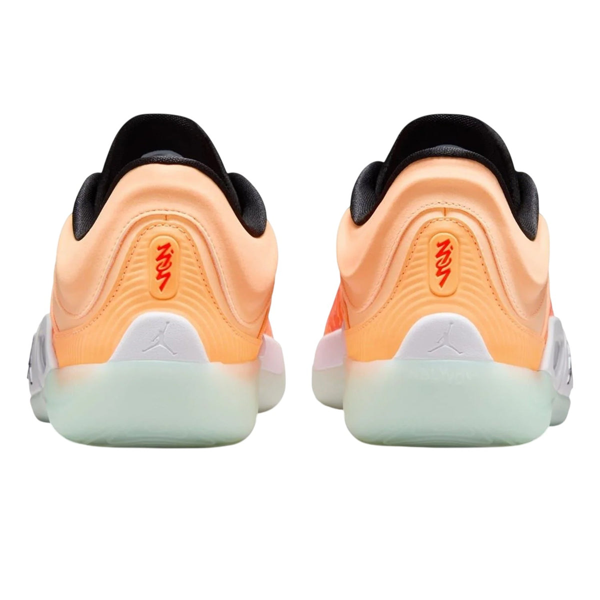 Peach - Back - Nike Mens Zion 4 Lace Up Basketball Shoes