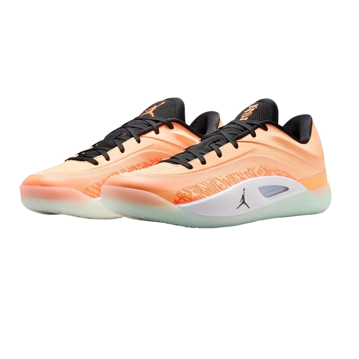 Peach - Close up - Nike Mens Zion 4 Lace Up Basketball Shoes