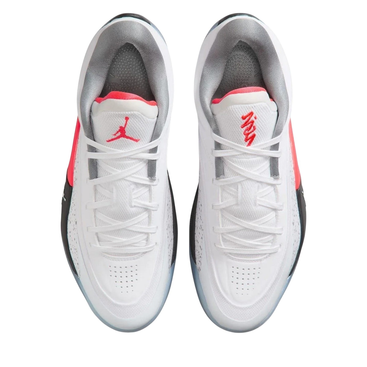 White-Red - Pack Shot - Nike Mens Zion 4 Lace Up Basketball Shoes