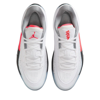 White-Red - Pack Shot - Nike Mens Zion 4 Lace Up Basketball Shoes