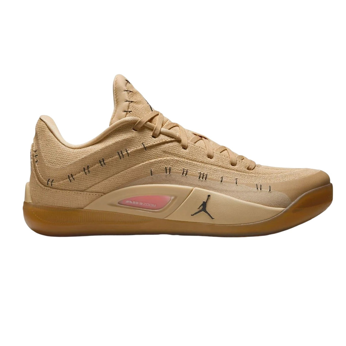 Sesame-Black - Front - Nike Mens Zion 4 Lace Up Basketball Shoes