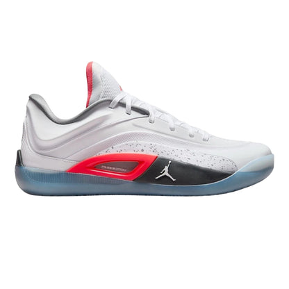 White-Red - Front - Nike Mens Zion 4 Lace Up Basketball Shoes