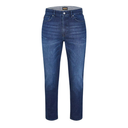 Dark Blue - Front - Boss Mens Ogden Denim Jeans