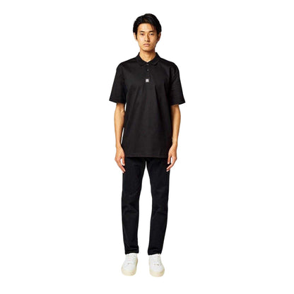 Black - Pack Shot - Boss Mens Denim Straight Leg Jeans