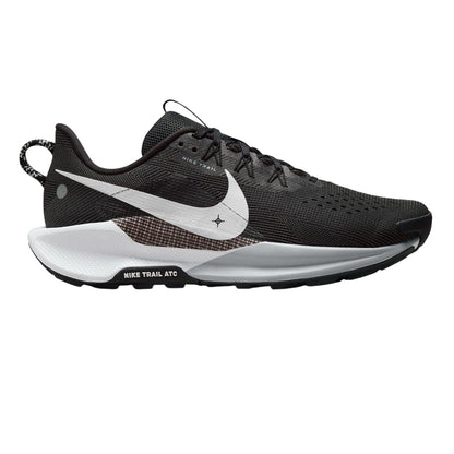 Black-Grey - Front - Nike Mens Pegasus Trail 5 Cushioned Shoes