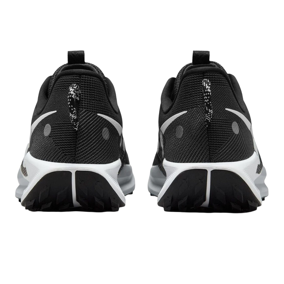 Black-Grey - Back - Nike Mens Pegasus Trail 5 Cushioned Shoes