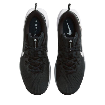 Black-Grey - Pack Shot - Nike Mens Pegasus Trail 5 Cushioned Shoes