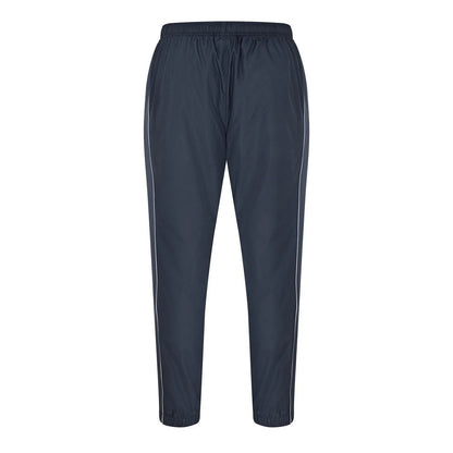 Black - Back - Lacoste Mens Side Stripe Elasticated Waist Tapered Joggers