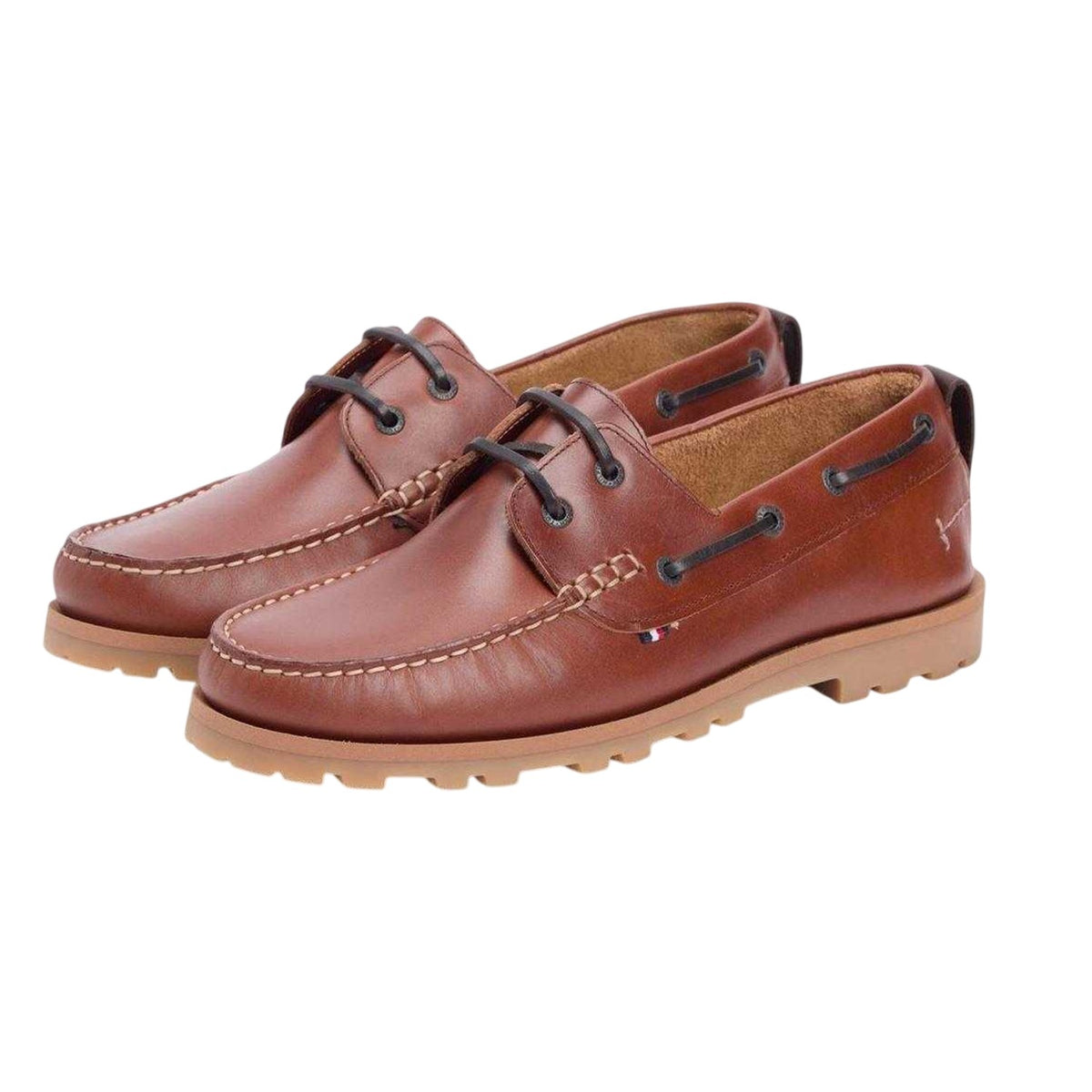 Ginger-Clay - Lifestyle - Tommy Hilfiger Mens Leather Boat Shoes