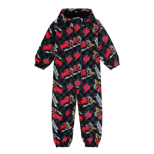 Multicoloured - Front - Cars Childrens-Kids Lightning McQueen Waterproof Puddle Suit
