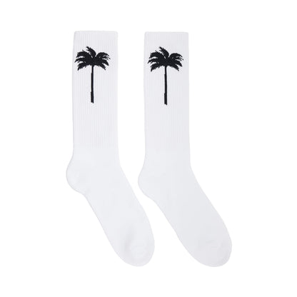 Black-White-Grey - Lifestyle - Palm Angels Unisex Adult Socks (Pack of 3)