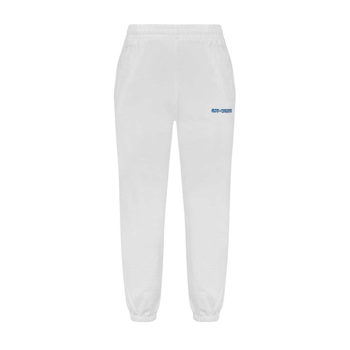 White - Front - Off White Mens Slim Jogging Bottoms