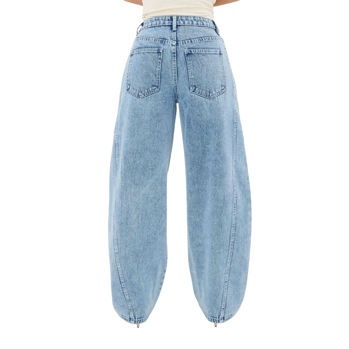 Light Wash - Back - I Saw It First Womens-Ladies Jeans